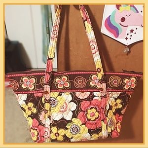 VERA BRADLEY MILLER OVERNIGHT CARRYALL BUTTERCUP